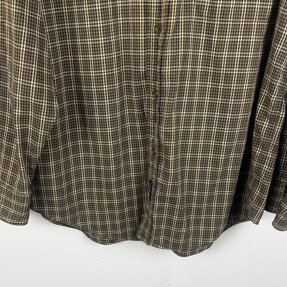 Gant Autumn Oxford Cotton Men’s Plaid Button-Down Long Sleeve Shirt Size Medium - Picture 10 of 13